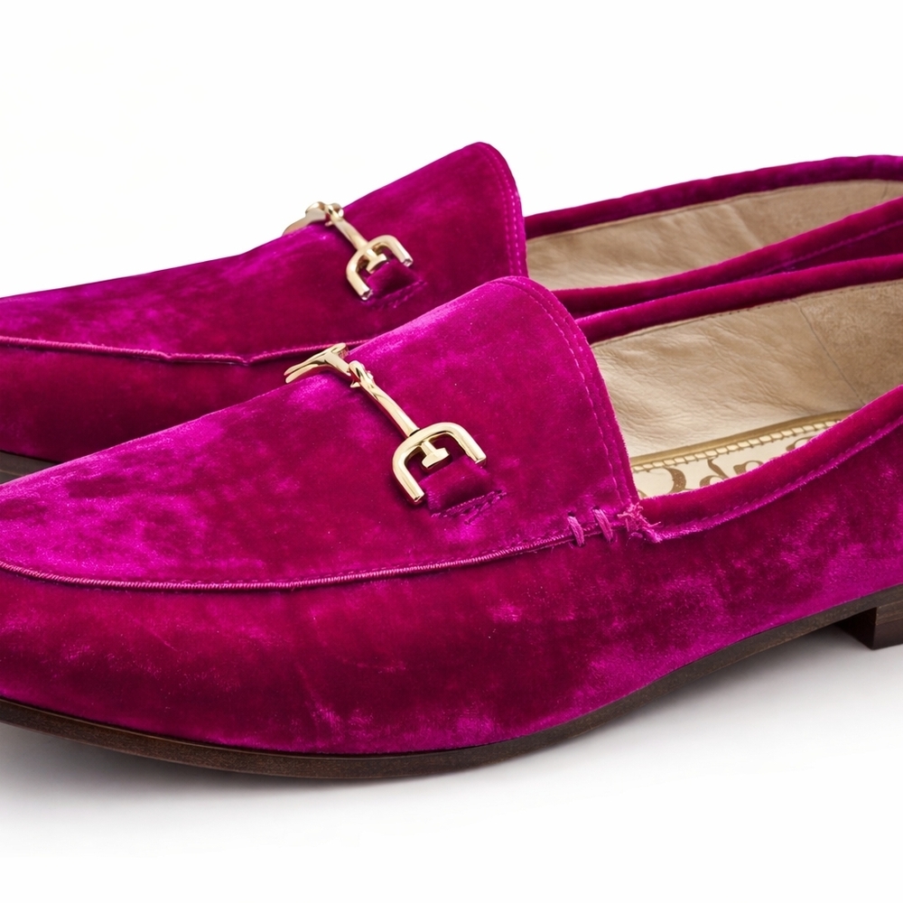 Sam Edelman Loraine Velvet Bit Loafers – Size 8.5 Womens Dress Shoes